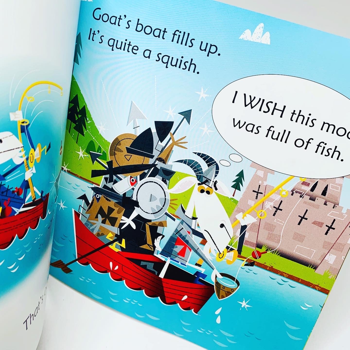 Usborne Phonics Readers: Goat in a Boat