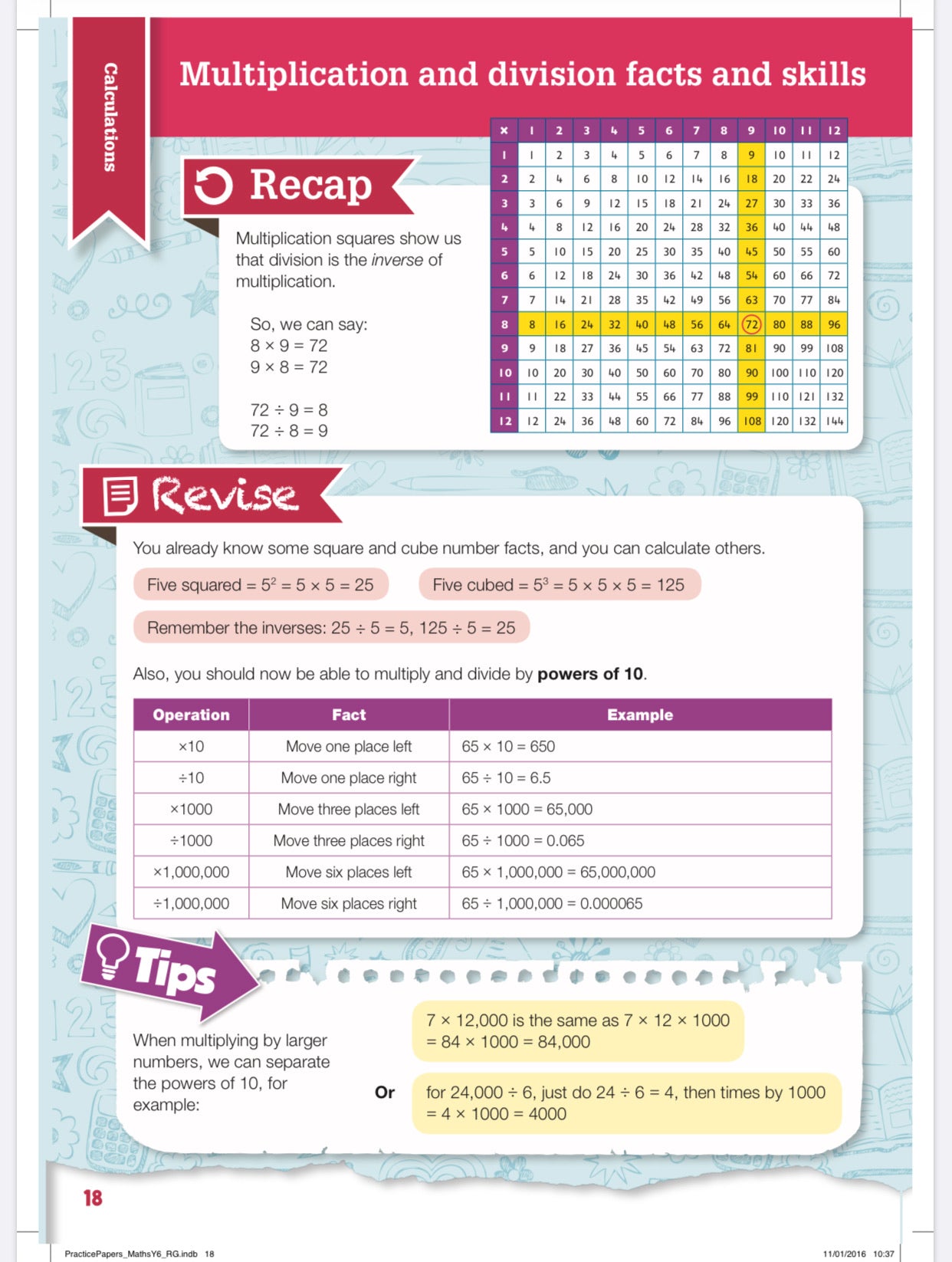 National Curriculum Maths Revision Guide Year 6 (Ages 10-11)