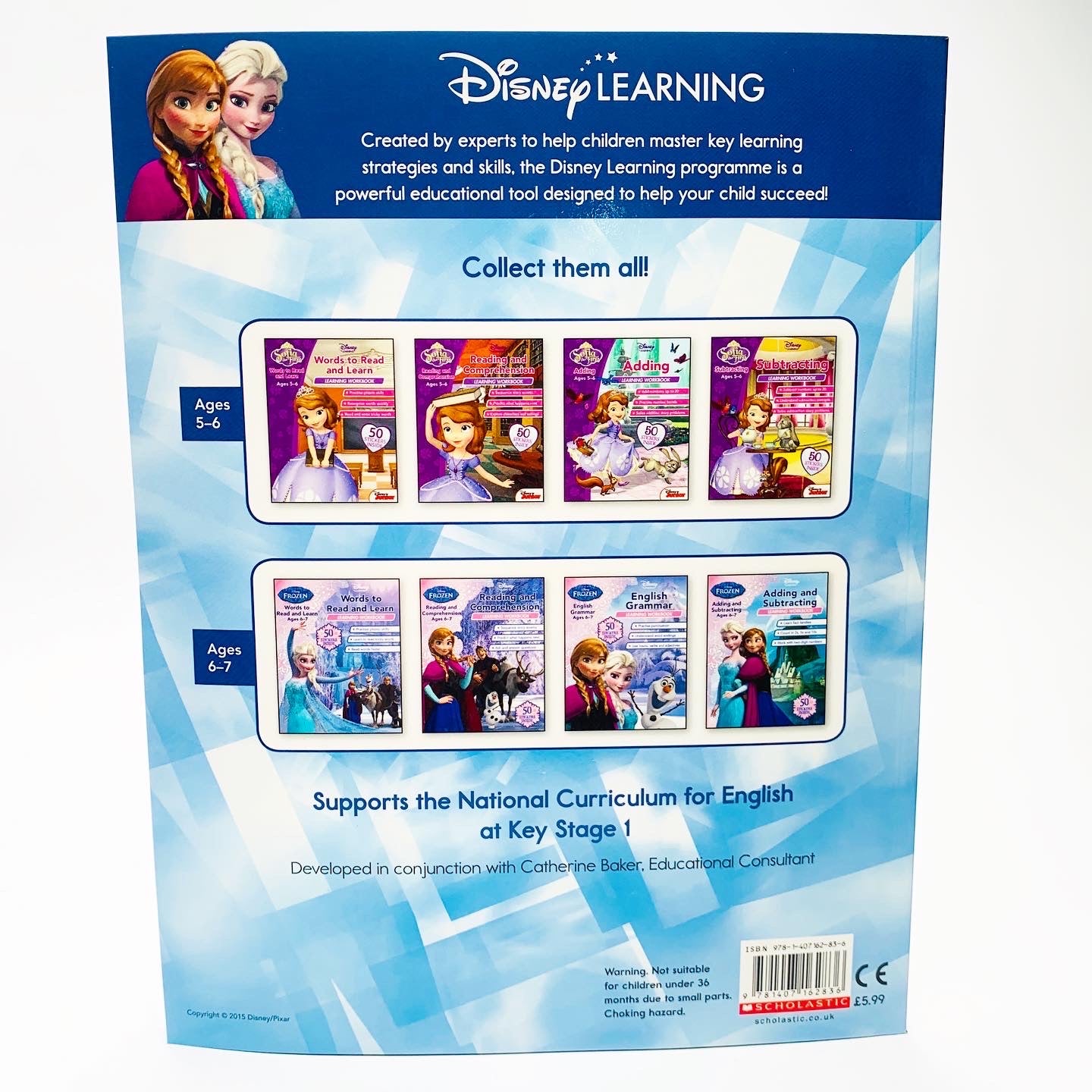 Disney Learning: Frozen Reading and Comprehension (Ages 6-7)