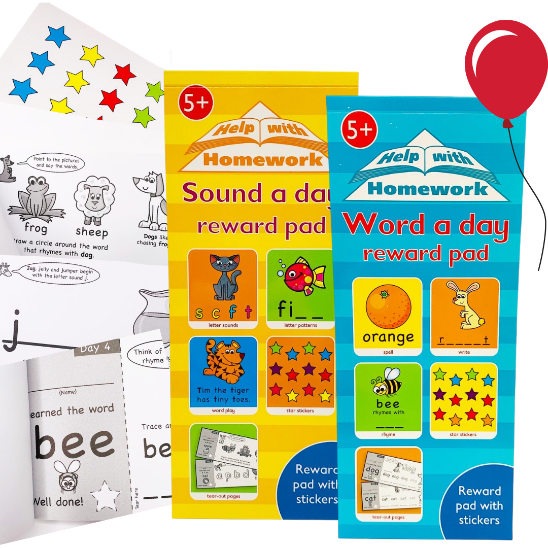 Help With Homework: Word a Day Reward Pad (Ages 5+)