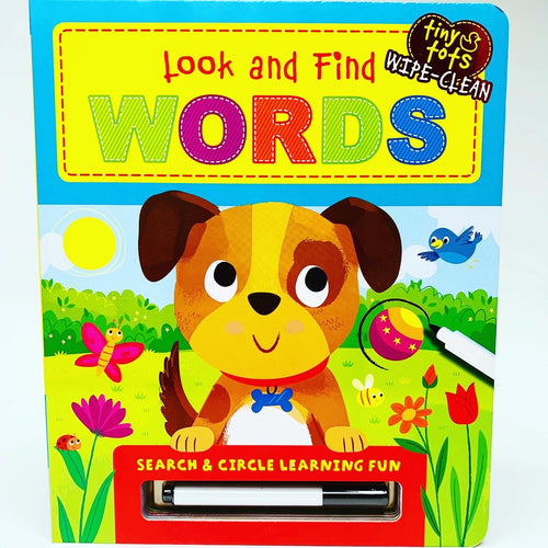 Tiny Tots Wipe Clean: Look and Find Words