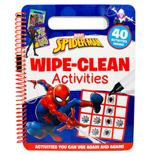 Load image into Gallery viewer, Marvel Spider-Man Wipe-Clean Activities with Pen