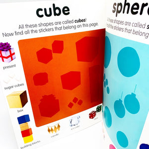 A Start-to-learn Sticker Book: Shapes