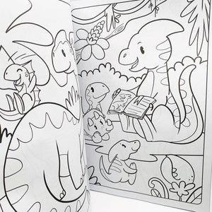 Dinosaur Colouring Fun (with 5 Dino Crayons and over 50 stickers)