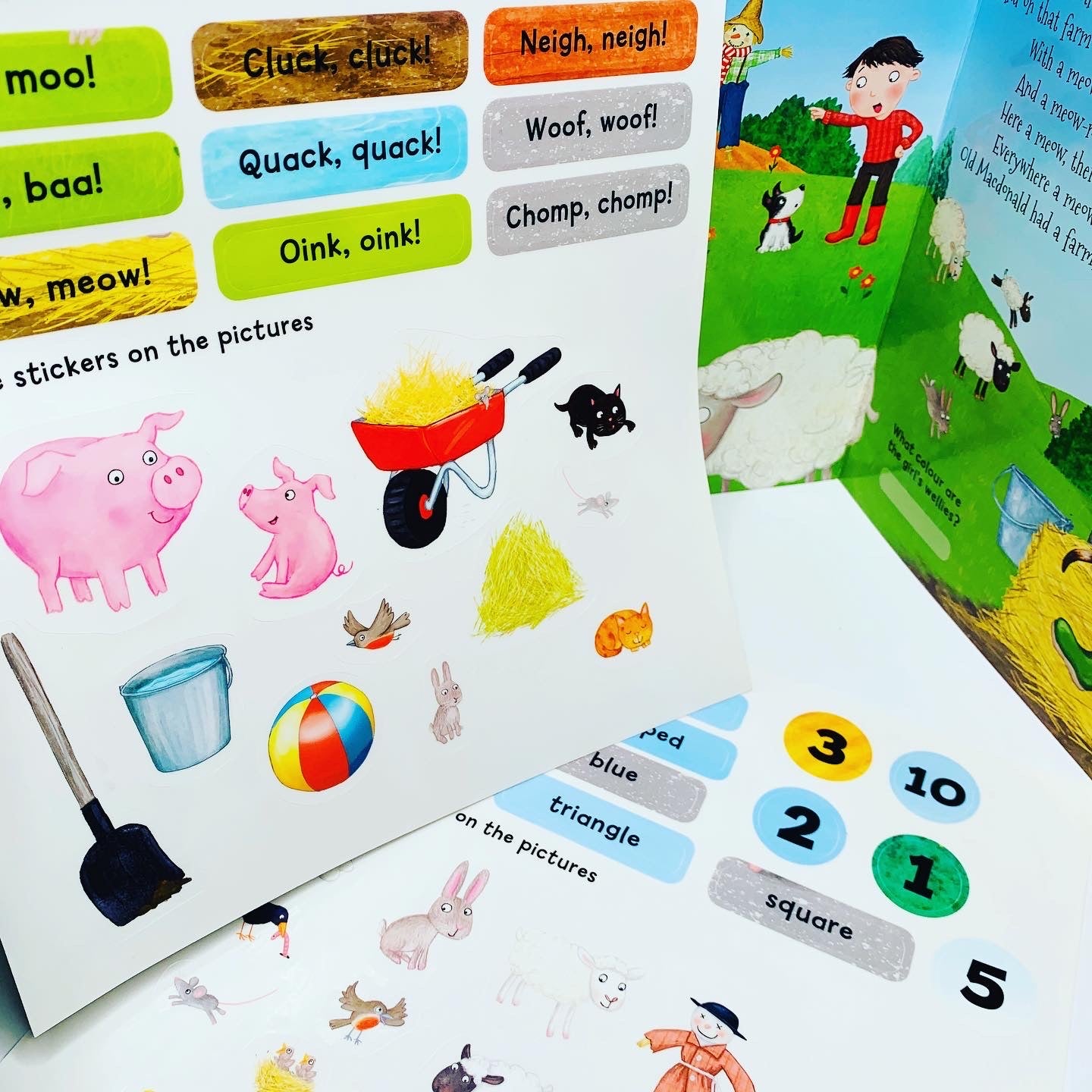 Old Macdonald Had a Farm: Sticker Playbook