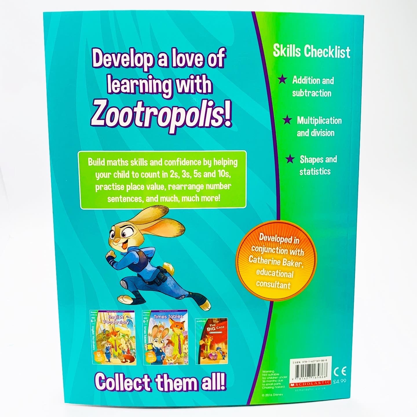 Disney Learning: Zootropolis Maths Practice (Ages 6-7)