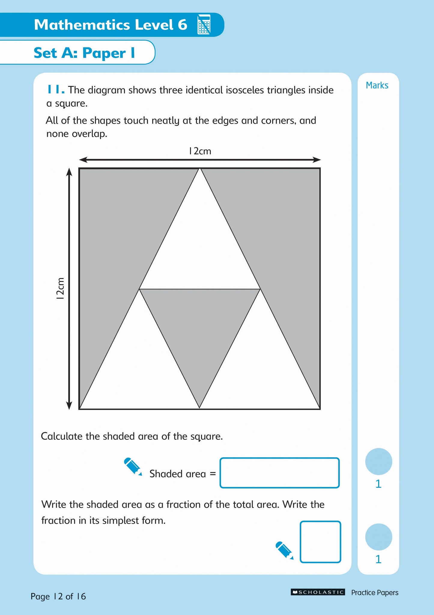Practice Papers for Maths Level 6 (Ages 10-11)