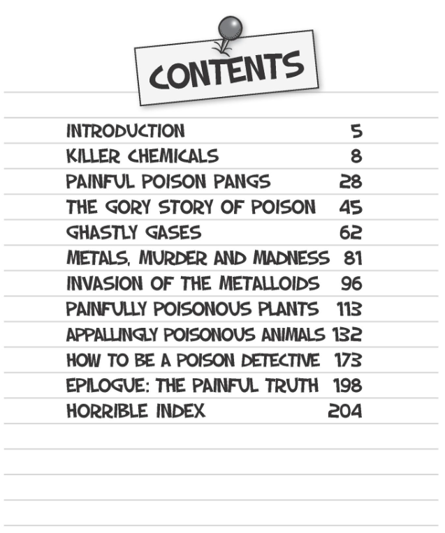 Horrible Science: Painful Poison