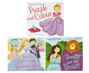 Princess Adventures Book Collection with Tote Bag