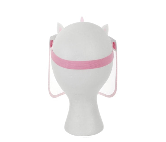 Kid's Clear Protective Face Shield: Unicorn