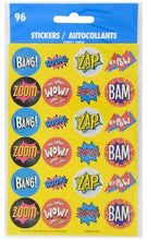 Load image into Gallery viewer, Superhero Reward Stickers (96 count)