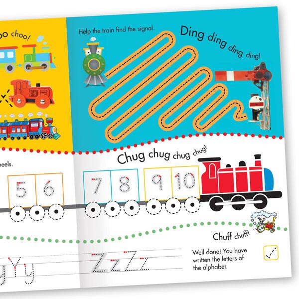 Get Set Go Writing: Trains