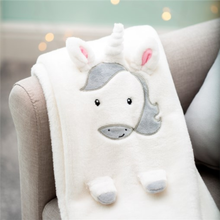 Load image into Gallery viewer, Sass &amp; Belle - Unicorn Soft Fleece Baby Blanket