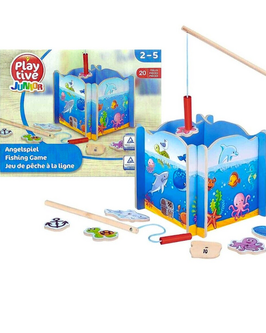 Junior Wooden Sea Creature Puzzle Game 20pcs