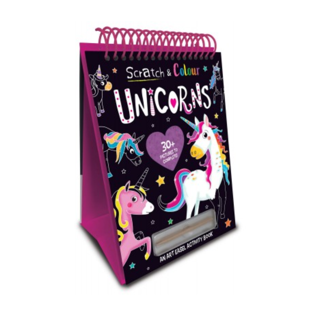 Scratch and Colour : Unicorns