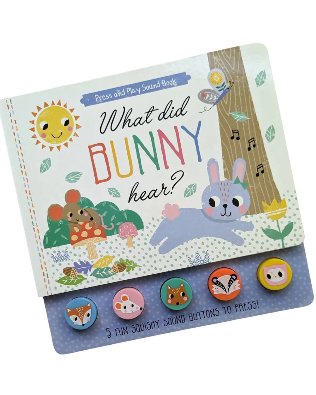 What Did Bunny Hear? - Children's 5 Button Sound Book