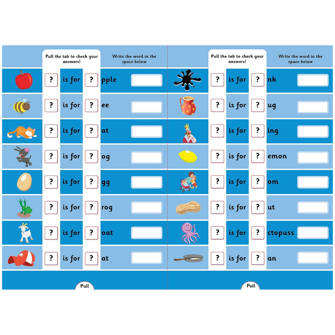 Let's Learn Alphabet Pull- The - Tabs : Wipe Clean Books