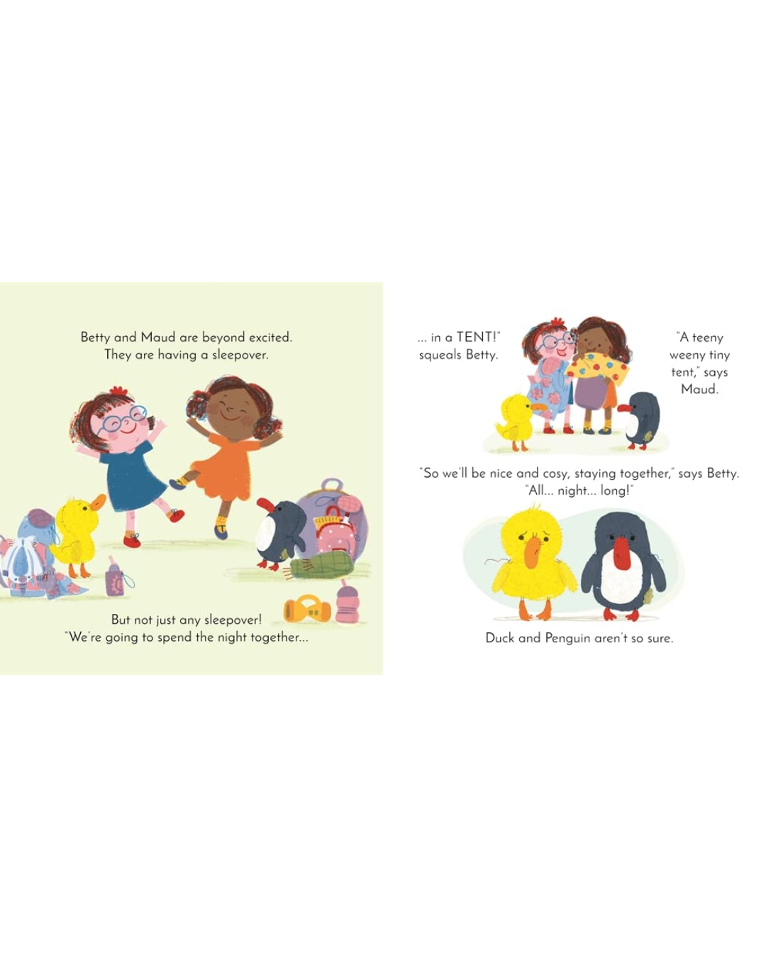 Duck and Penguin Do Not Like Sleepovers - Hardcover