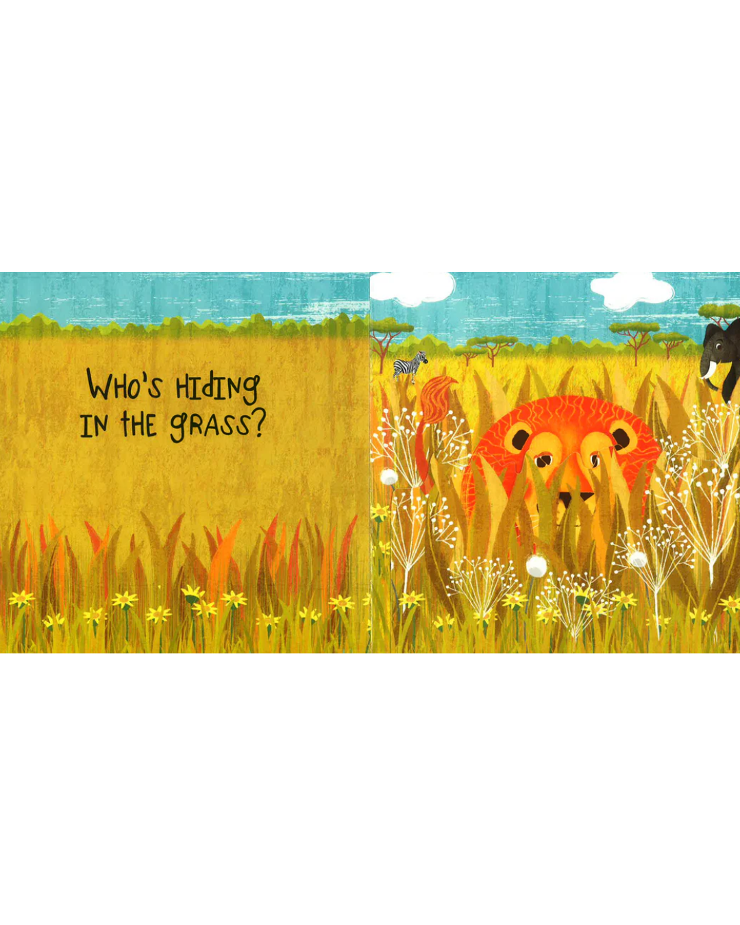Hide & Peek Animals -Board Book