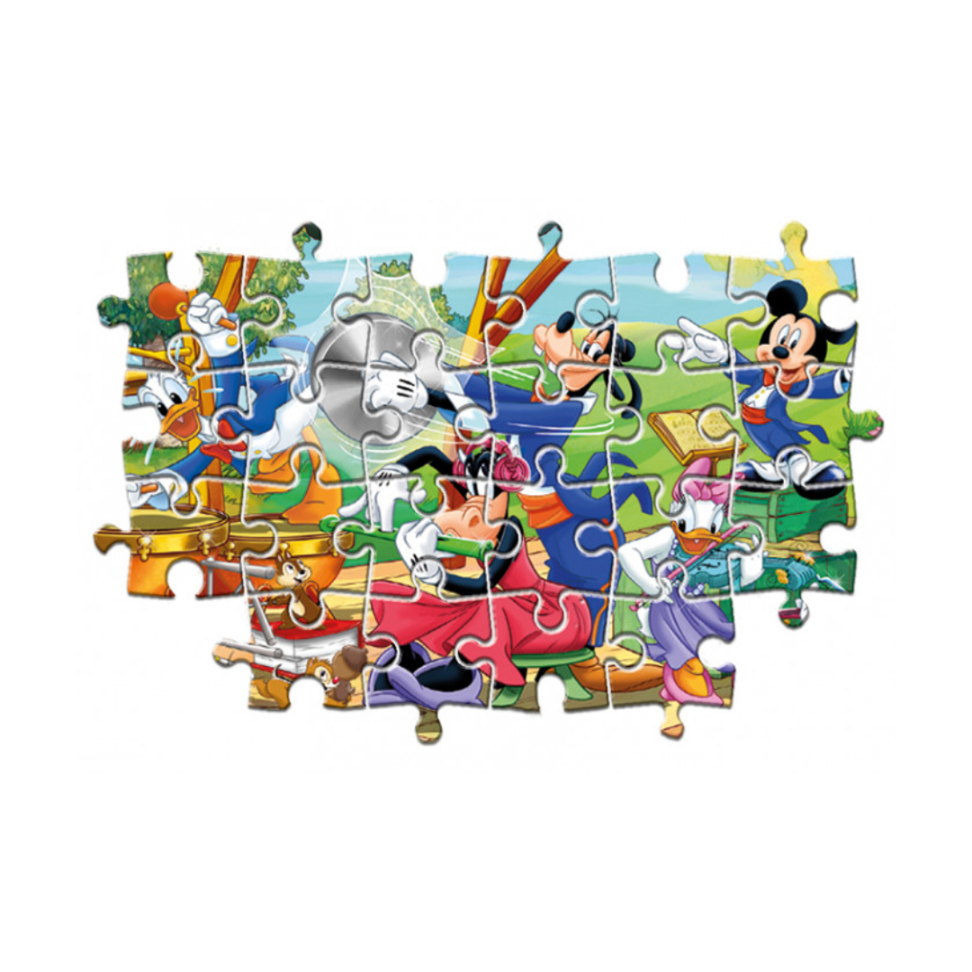 Disney Mickey And Friends Super color Puzzle 24 Maxi Pieces