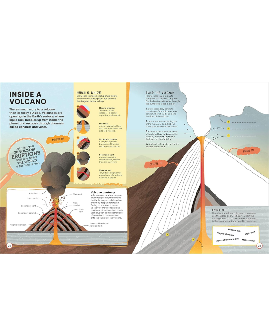 Active Learning Volcanoes and Earthquakes: Over 100 Brain-Boosting Activities that Make Learning Easy and Fun