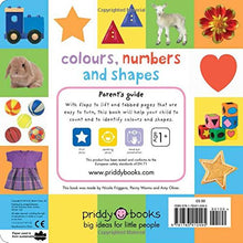 Load image into Gallery viewer, Colours, Numbers and Shapes (Bright Baby Lift-the-Flap Tab Books)