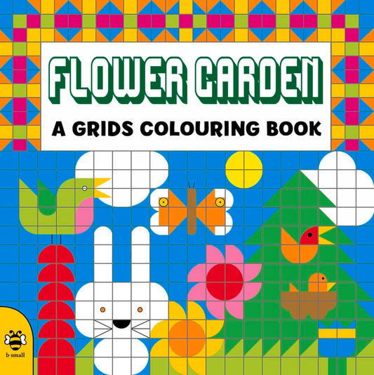 Flower Garden A Grids Colouring Book