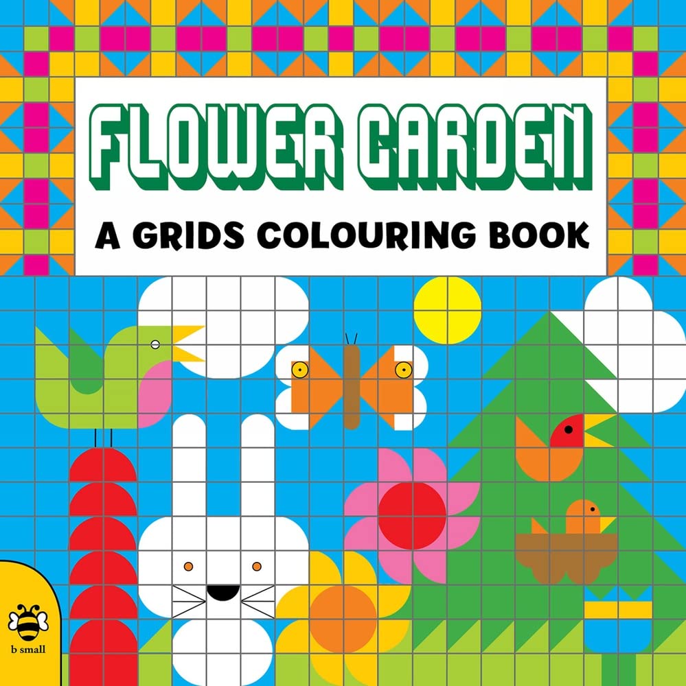 Flower Garden A Grids Colouring Book