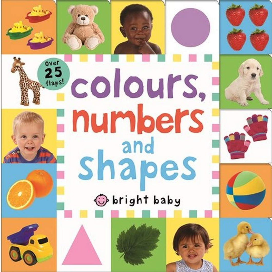 Colours, Numbers and Shapes (Bright Baby Lift-the-Flap Tab Books)