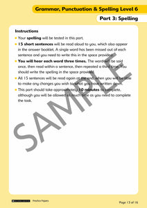 Practice Papers for National Tests: Grammar, Punctuation and Spelling (Levels 6)