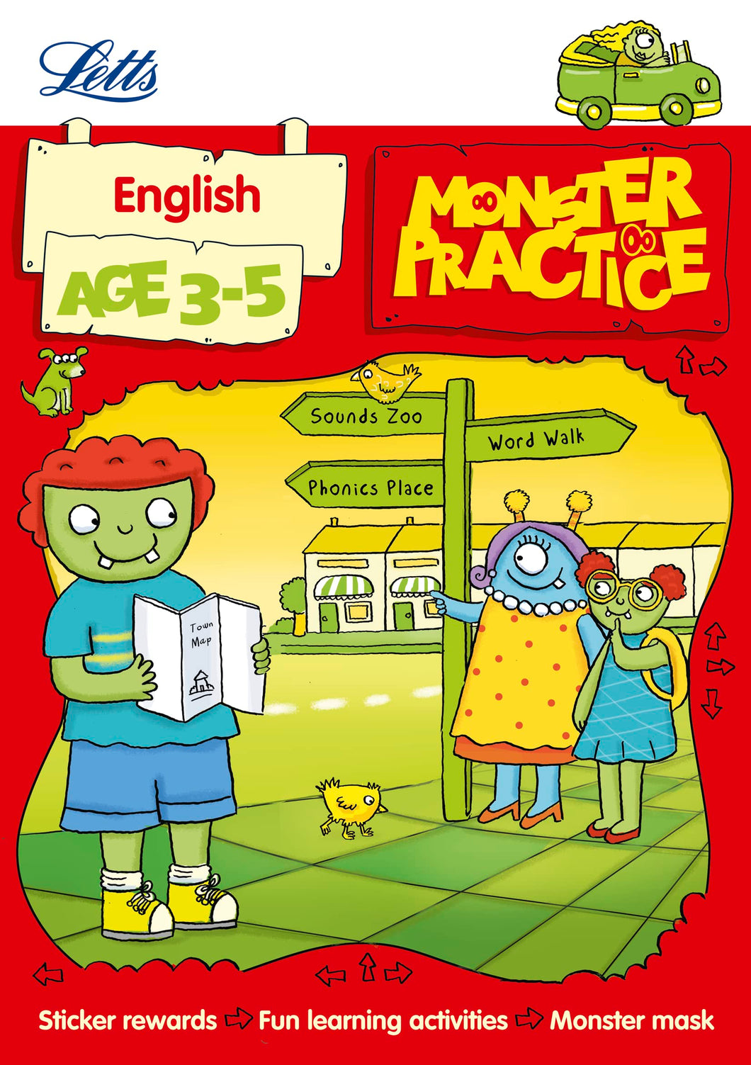Letts Monster Practice - English Age 3-5