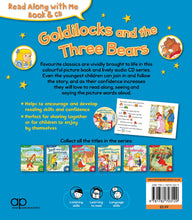 Load image into Gallery viewer, Goldilocks and the Three Bears Read Along with Me (Book &amp; CD)
