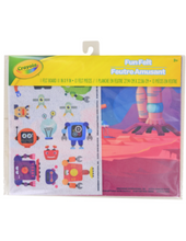 Load image into Gallery viewer, Crayola FunFelt Kits: Robots &amp; Aliens in Outer Space