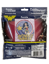 Load image into Gallery viewer, DC&#39;s Wonder Woman Puzzle on the Go! (48 pieces)