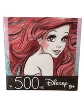 Load image into Gallery viewer, Disney Princess Artist Sketch Puzzle: Ariel (500 pieces)