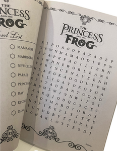 Disney Princess Activity Book Word Search