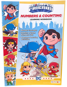 DC Super Friends: Numbers & Counting Learning Workbook