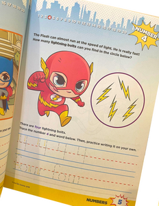 DC Super Friends: Numbers & Counting Learning Workbook