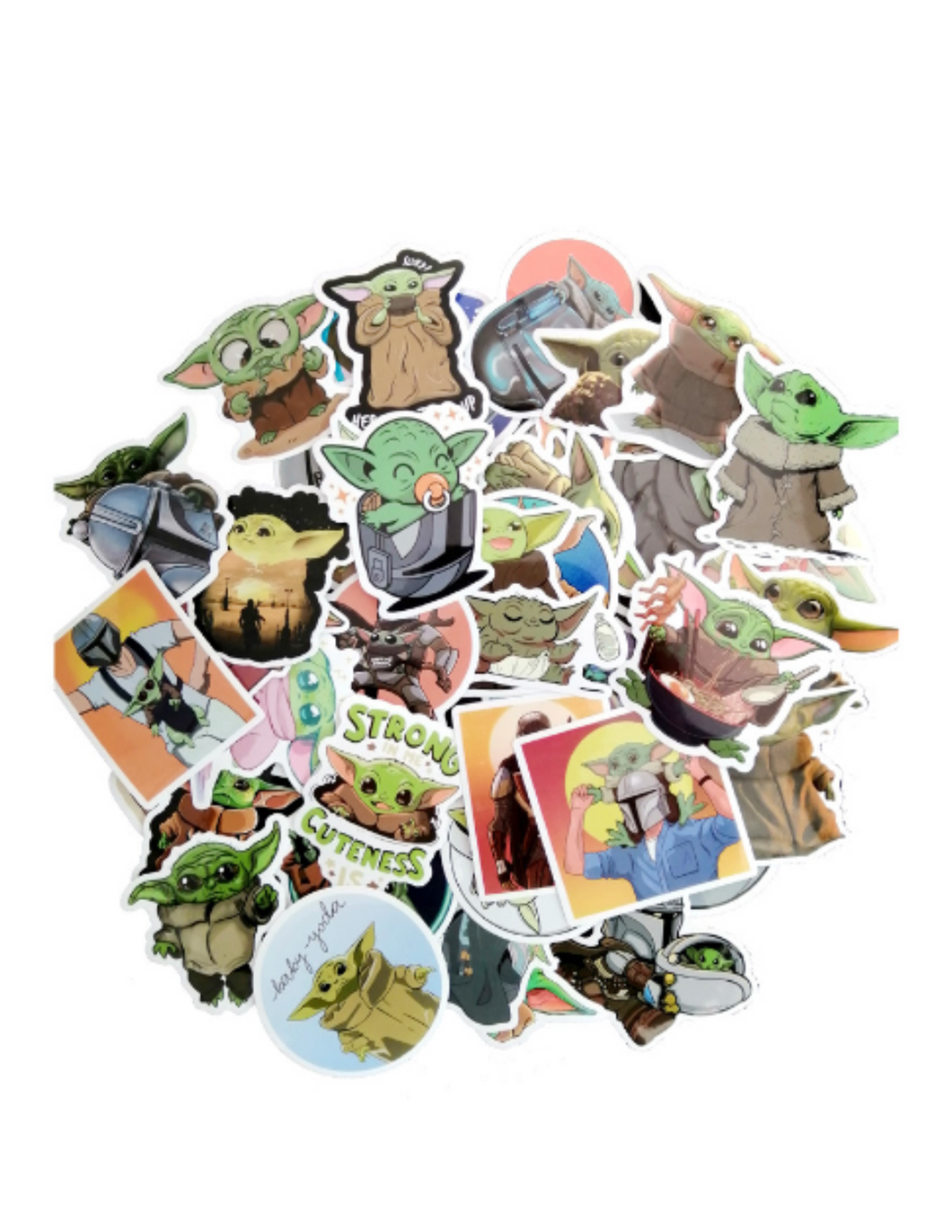 Star Wars Mandalorian and Baby Yoda Deluxe Sticker Pack