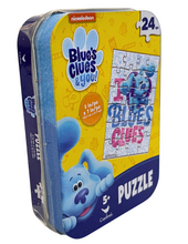 Load image into Gallery viewer, Blue&#39;s Clues &amp; You!: Travel Puzzle in Collectable Tin (24 pieces)