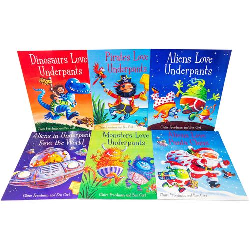 Aliens Love Underpants Collection 6 books