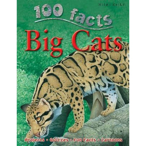 Big Cats: 100 Facts Projects - Quizzes - Fun Facts - Cartoons