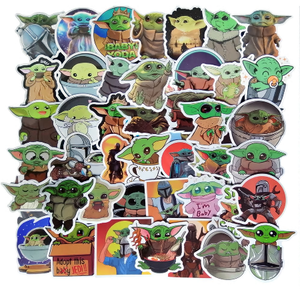 Star Wars Mandalorian and Baby Yoda Deluxe Sticker Pack