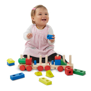 Melissa and Doug: Stacking Train Toddler Toy