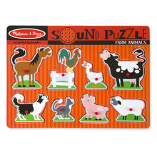 Load image into Gallery viewer, Melissa and Doug: Farm Animals Sound Puzzle