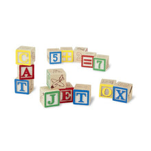 Load image into Gallery viewer, Melissa and Doug: Wooden ABC/123 Blocks