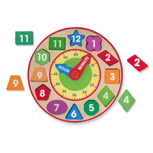 Load image into Gallery viewer, Melissa and Doug: Shape Sorting Clock