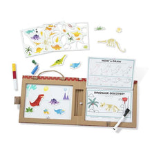 Load image into Gallery viewer, Melissa and Doug: Reusable Drawing and Magnet Kit Dinosaurs (Play Draw Create)