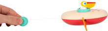 Load image into Gallery viewer, Water Toy Wind-Up Canoe Pelican