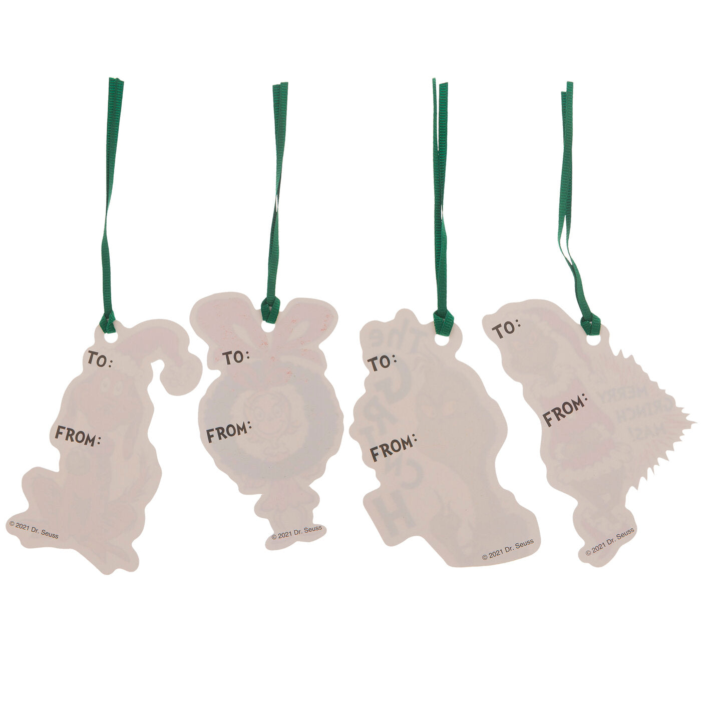 How the Grinch Stole Christmas Gift Tags (12 Tags/4 designs)